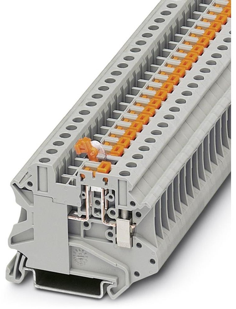 Phoenix Contact Listwy zaciskowe przepustowe UT 4-MT-P/P UT 4-MT-P/P Phoenix Contact 3046171 szary Zawartość 50 szt UT 4-MT-P/P