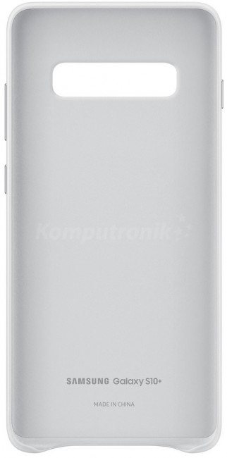 Samsung Etui Leather Cover do Galaxy S10+ Biały EF-VG975LWEGWW