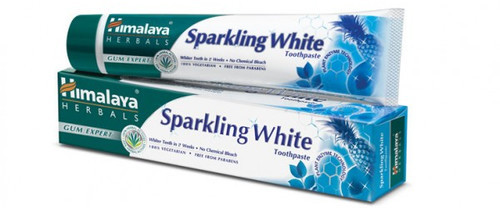 HIMALAYA Pasta wybielająca Sparkling White bez fluoru 150g HIMALAYA