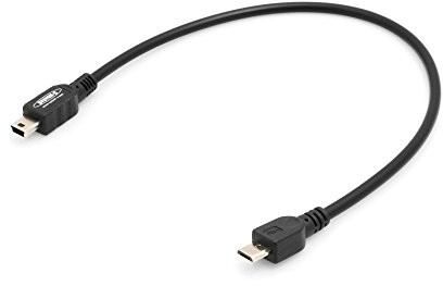 System-S krótki przewód ładowania micro-USB do mini, USB, 30 cm 45971214ve