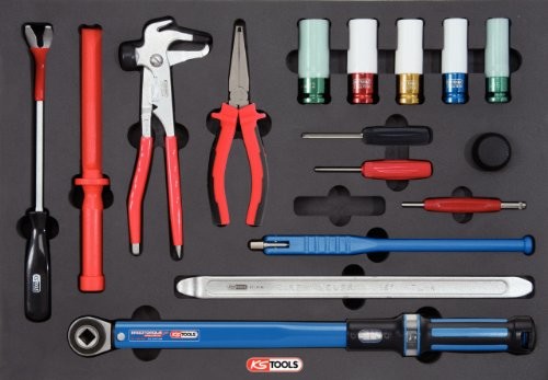 KS Tools Komplet narzędzi KS-Tools 815.1195 służby opony, 16-częściowy 815.1195