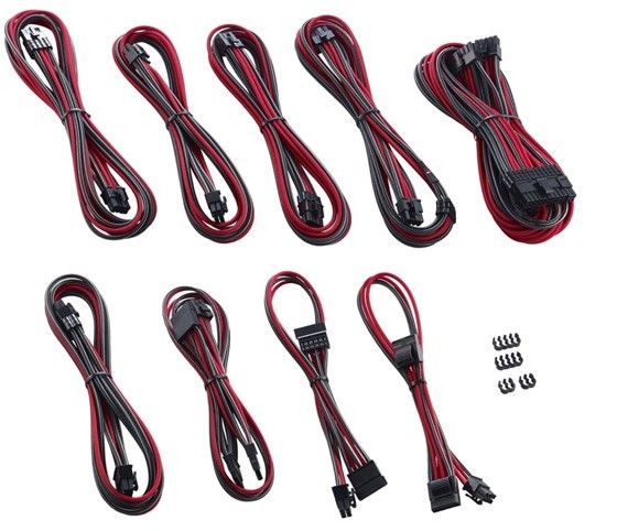 CableMod PRO C-Series Kit AXI,HXI cb/red ModMesh (CM-PCSI-FKIT-NKCR-R)