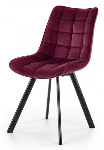 Elior Producent: Eleganckie krzesło Winston - bordowy