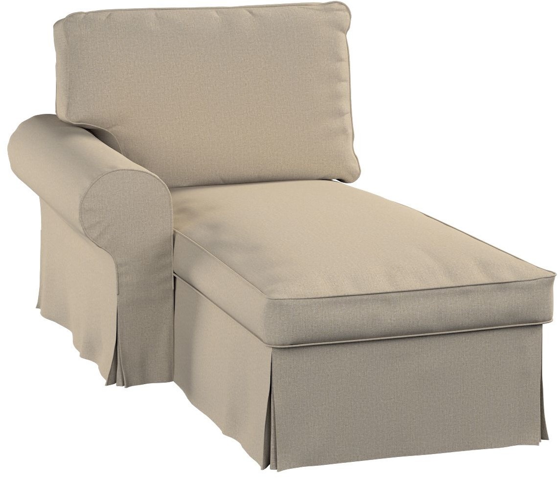 Dekoria Pokrowiec na szezlong Ektorp lewy jasny beż 84 x 166 x 73 cm Edinburgh 642-115-78