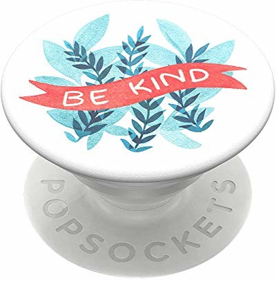 PopSockets PopSockets PopGrip - Rozkładany uchwyt i podstawka do telefonów oraz tabletów z wymiennymi krążkami PopTops - Be Kind 800412