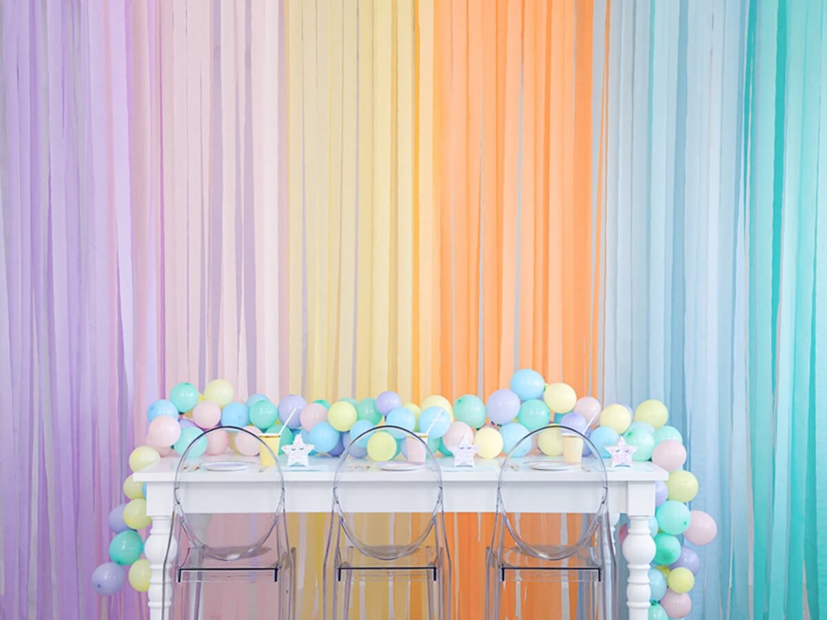 Party Deco Krepa jasnoniebieska - 10 m - 4 szt. KREP1-001J