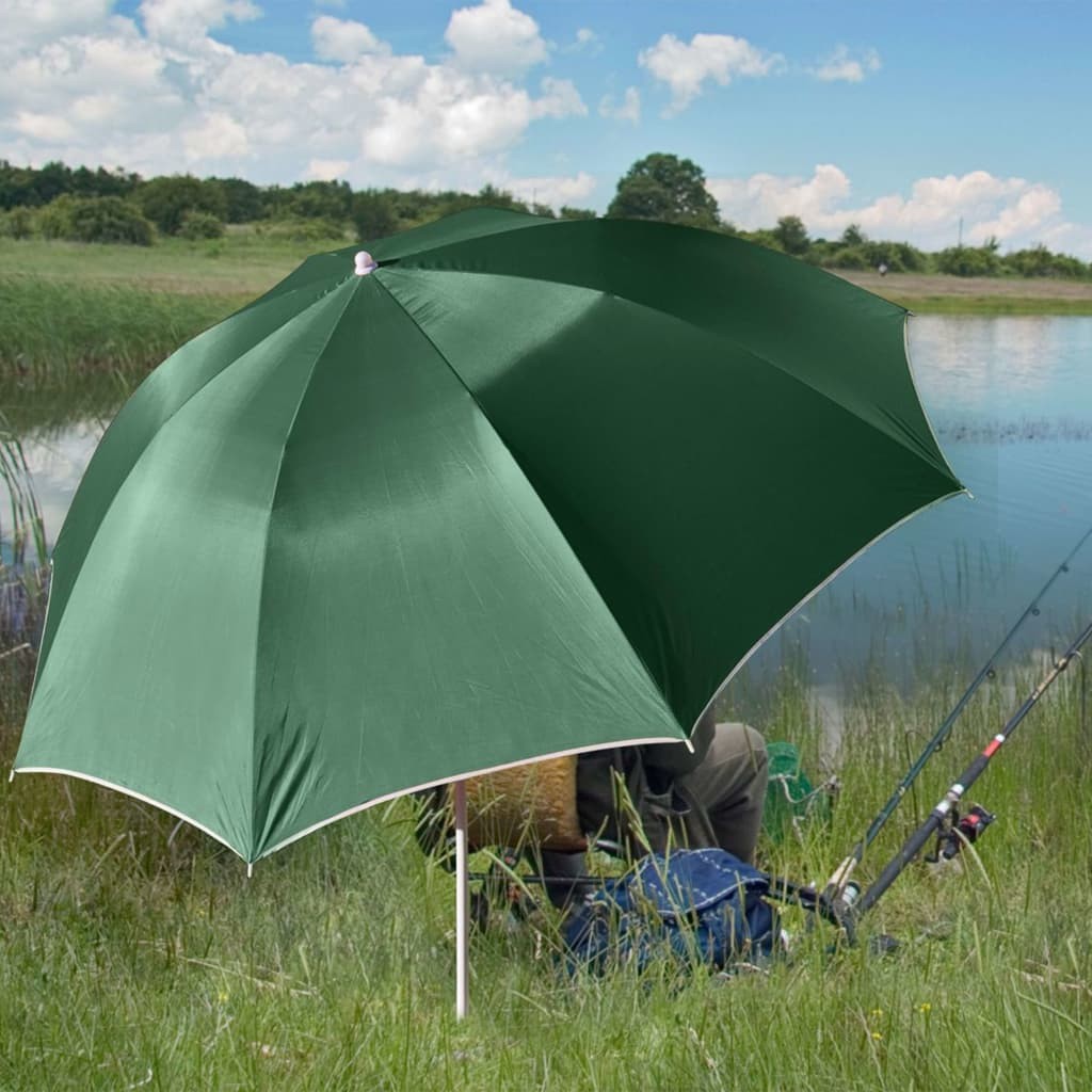 Haushalt HI Parasol wędkarski, zielony, UV30, 200 cm