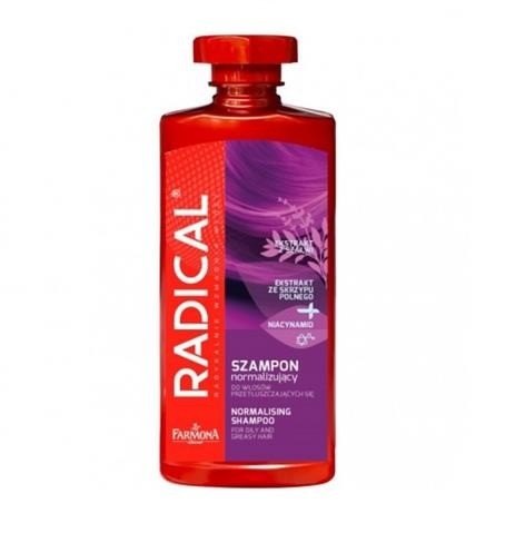 Farmona Radical Normalising Shampoo szampon normalizujący do włosów przetłuszczających się Ekstrakt z Szałwii 400ml 57316-uniw