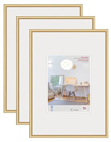 Walther design design New Lifestyle ramka na zdjęcia, złota, 40 x 60 cm KVX460G3