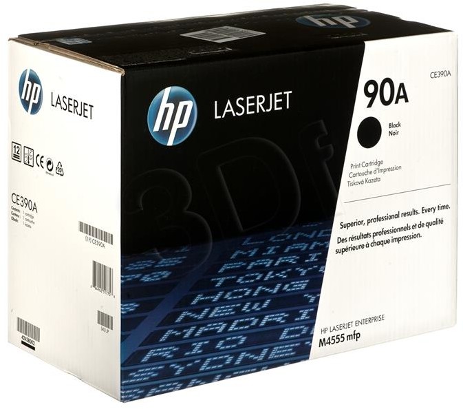 HEWLETT-PACKARD Toner HP CE390A (oryginał HP90A HP 90A; 10 000 stron; czarny) CE390A