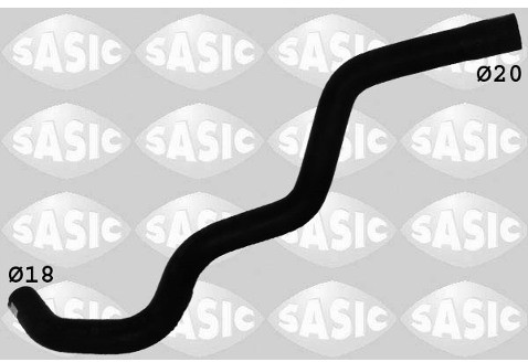 SASIC Przewód elastyczny chłodnicy 3404102