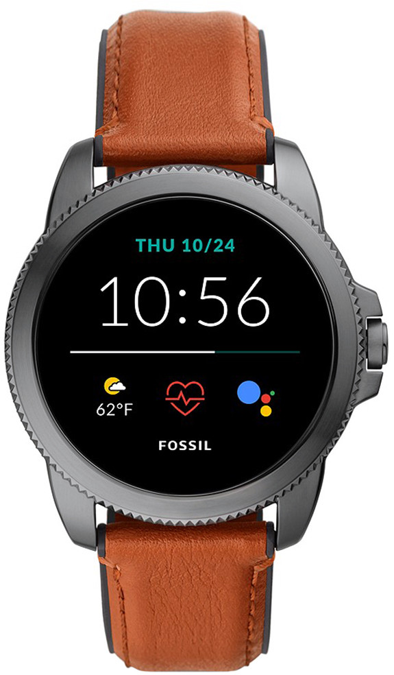 Fossil Zegarek FTW4055 GEN 5E SMARTWATCH - BROWN LEATHER -