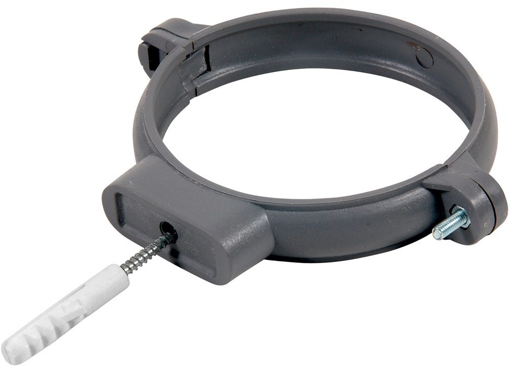Tycner Uchwyt do rur 110 mm szary