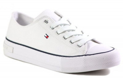 Tommy Hilfiger TRAMPKI T3A4-32118-0890100 BIAŁE -