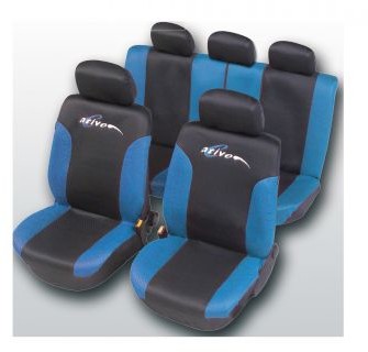 uniTEC Pokrowce na siedzenia Active Niebieskie 84429
