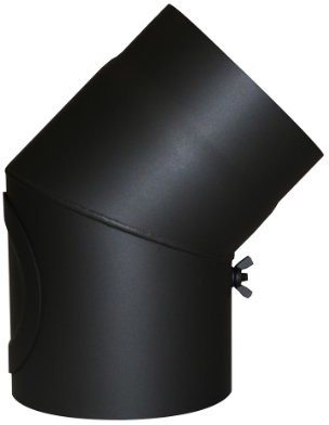Valliant Kamino-FLAM 331704 45 ° Senotherm 2 MM, z drzwiczkami 120 MM, w kolorze czarnym 331704