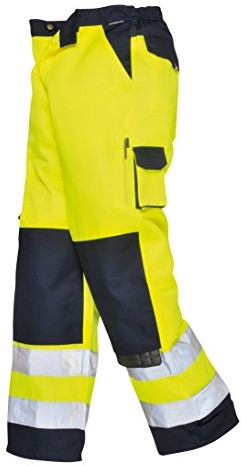 Portwest portwest ARBI etskl jeździecka mężczyzn Roubaix bezpieczeństwo Żółty spodni, l TX51YNRL