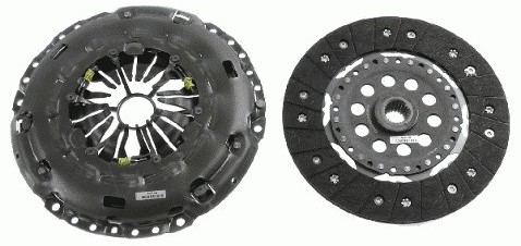 SACHS ZESTAW SPRZĘGŁA  3000951815 VOLVO C30/C70/S80/V50 2,4D 07- /BEZ ŁOŻYSKA/