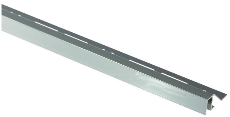 Cezar Profil wykończeniowy Aluminium kwadrat 11 X 8 mm / 2.5 m Lux opal