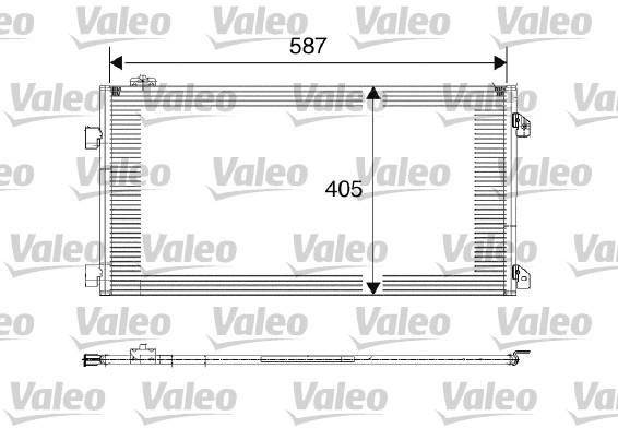 Valeo Skraplacz, klimatyzacja 817646