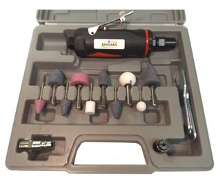 MAGMA TEAM Mini szlifierka pneumatyczna Kit 1/4&quot