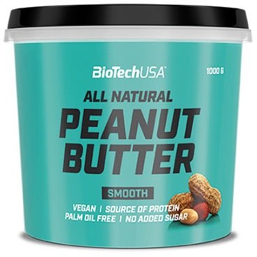 BioTech USA BIOTECH USA Peanut Butter 1000G Smooth