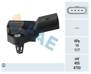 FAE Czujnik ciśnienia rury wlotowej FAE 15061