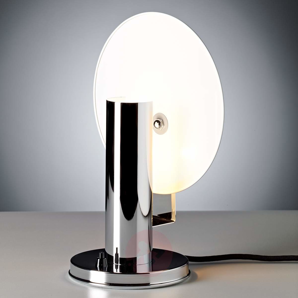 TECNOLUMEN Lampa stołowa w stylu De Stijl chromowany stelaż