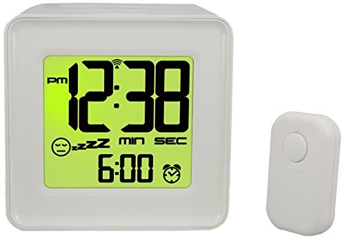 Technoline DreamMate Pro budzik radiowy z funkcją drzemki i ułatwiającą zasypianie, z podświetlanym tłem i projektorem Dream Mate pro