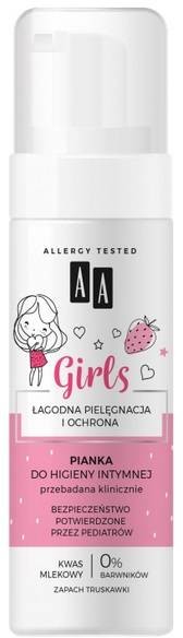 Oceanic GIRLS pianka do higieny intymnej Truskawka 150ml