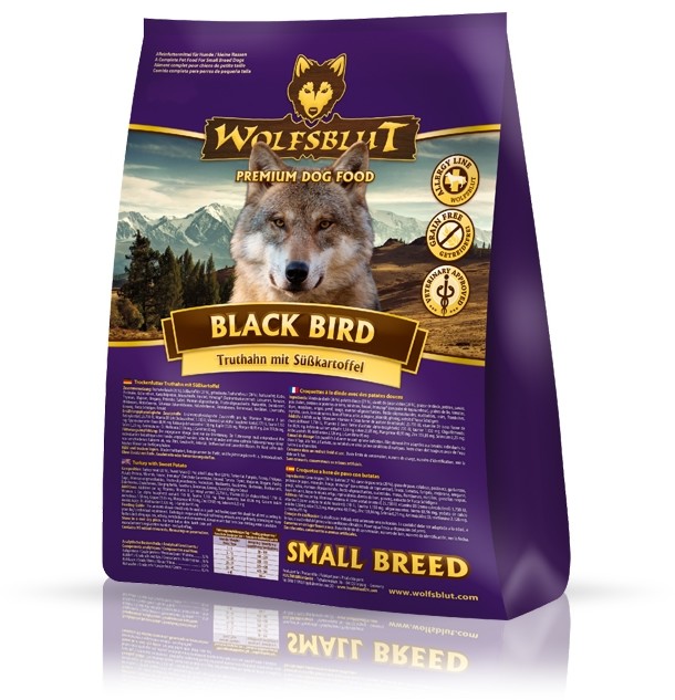 Zdjęcia - Karm dla psów Wolfsblut Dog Black Bird Adult Small - indyk i bataty 500g