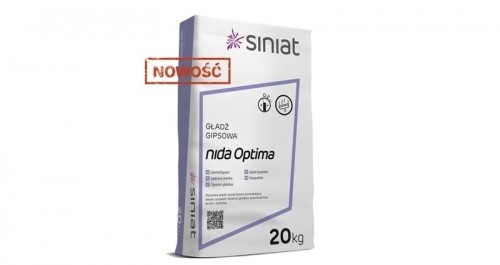 Siniat Gładź gipsowa Nida Optima 20 kg BEMNGSRZG20