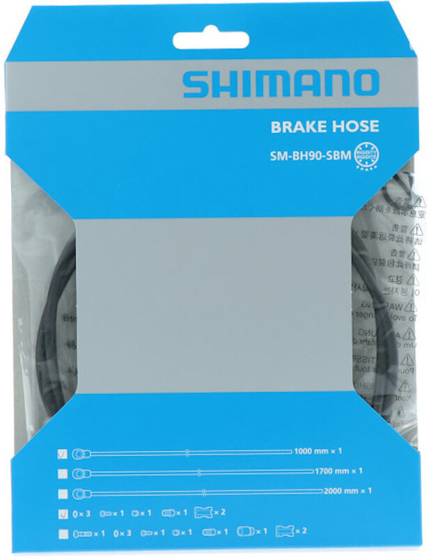 Shimano Deore XT SM-BH90-SBM Osłona do przewodów hamulcowych Straight Banjo 1700mm 2020 Linki i osłonki hamulcowe I-SMBH90SBMLL170A