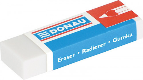 Donau Gumka uniwersalna , 62x21x11mm, biała 7304001PL-09