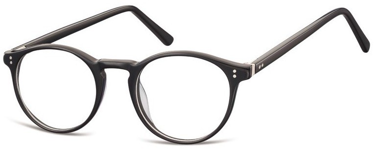 Sunoptic Okrągłe okulary oprawki zerowki korekcyjne AC43