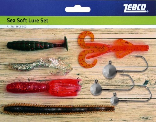 Zebco dorosłych zestawy Angel Sea Soft Lure zestaw, wielokolorowa, 3609002 3609002