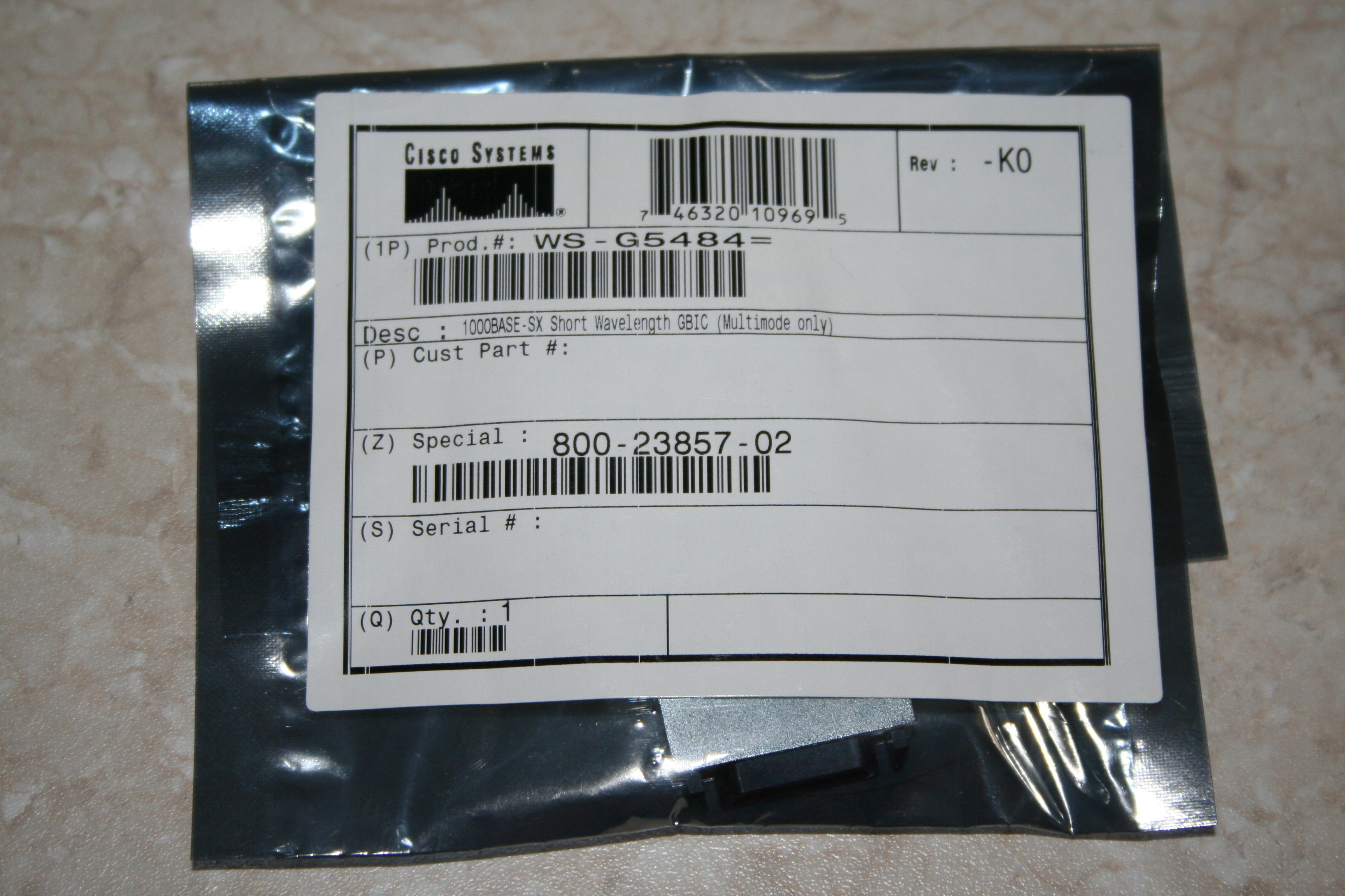 CISCO WS-G5484 CISCO WS-G5484 (WS-G5484 NEW)