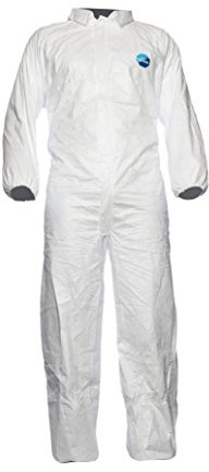 DuPont Kombinezon  Industry model ccf5 z kołnierzem, Tyvek, rozmiar X-Large, biały TYVCCF5SWHXL010000