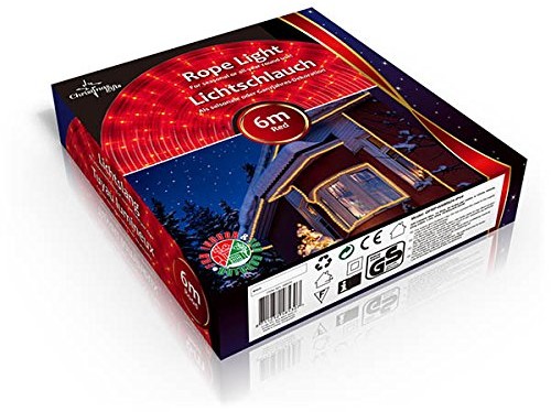 Ropelight Prezenty świąteczne X-mas Outdoor 6 m, 230 V, czerwony 48649 48649