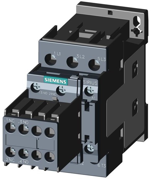 Siemens Contactor.ac3:15kw 2no+2nc dc24v 3rt2027-1bb44 3RT2027-1BB44