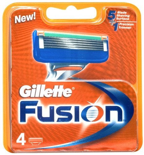 Gillette Fusion Manual 4 wkłady do maszynki do golenia 416984