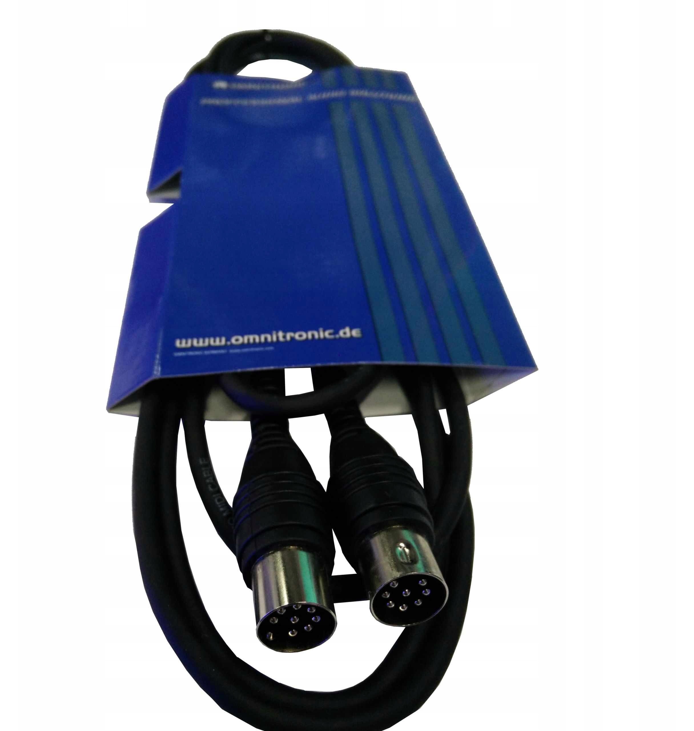 Kabel Din 8 pin 270 stopni Omnitronic 3 metry