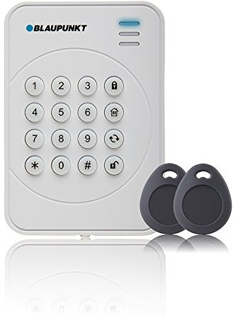 Blaupunkt obsługowych część KPT-R1 radiowy z RFID Tag reader, w zestawie 2 identyfikatorów/bezpieczne szyfrowanie Rolling-Code/banalnie prosty panel sterowania z Blaupunkt systemy alarmowe/kolor biały KPT-R1