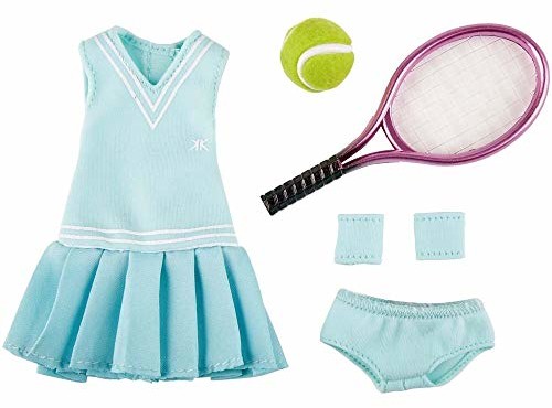 Käthe Kruse 0126866 Luna Tennis Outfit, jasnoniebieski