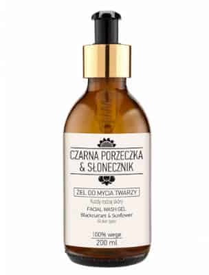 NOVA Kosmetyka Żel do mycia twarzy (każdy rodzaj skóry) Czarna porzeczka & Słonecznik 200ml