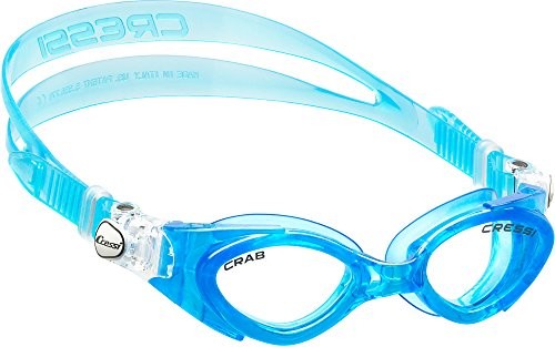 Cressi Kinder King Crab Premium okulary pływackie, niebieski, UNI DE203120