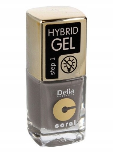 Delia Lakier Do Paznokci 45 Coral Hybrid 11ml