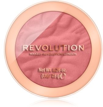 Makeup Revolution Reloaded pudrowy róż dla długotrwałego efektu odcień Rose Kiss 7,5 g