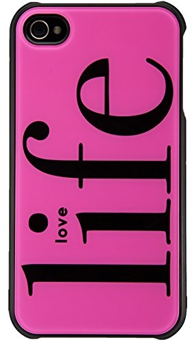 QDOS QD-7470-FP Life Love pokrowiec ochronny do Apple iPhone 4/4S Rosa QD-7470-FP