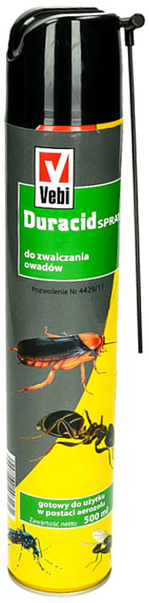 Vebi Duracid spray owadobójczy. 500 ml.